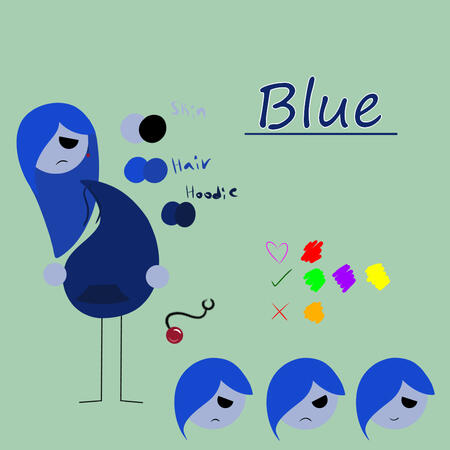 An old concept page for Blue. An old concept page for Blue.